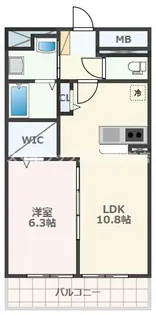 アルバス ファースト【3階】の間取り