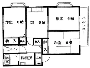 ヴィラージュ鎌倉【1階】の間取り