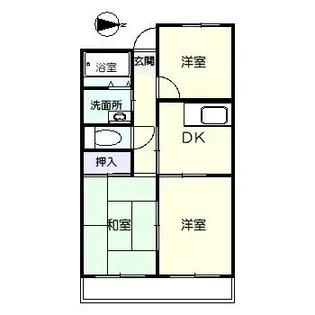 日進ハイツ【2階】の間取り