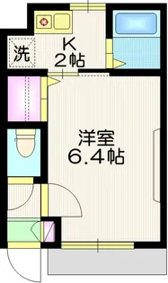 ヒルマシオン上野毛【1階】の間取り
