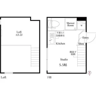 ハーモニーテラス王子神谷【1階】の間取り