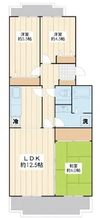 アルカディア5【4階】の間取り