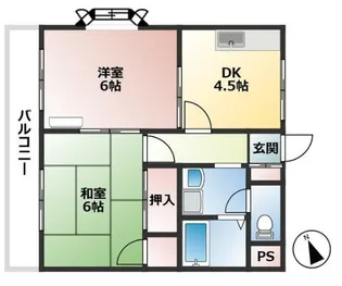 ルミエールときわ台【2階】の間取り