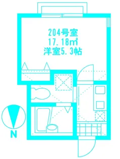 モンステラ妙蓮寺B【2階】の間取り