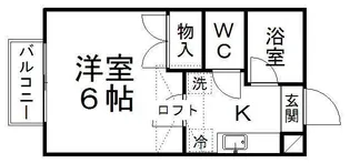 アイショウヴィラ旭ケ丘10【2階】の間取り