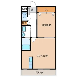 ラ フェスタ【4階】の間取り