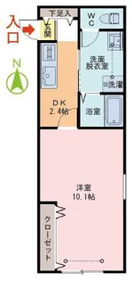 Chateau d’argent【2階】の間取り