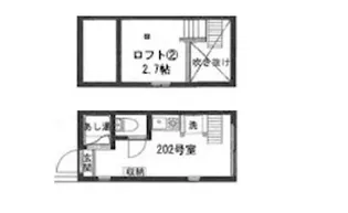 アーバンプレイス中野坂上W【2階】の間取り