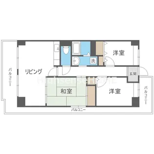 ブリランテ鶴見【3階】の間取り