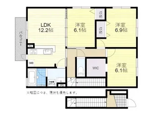 ウィット川崎2 C棟【2階】の間取り