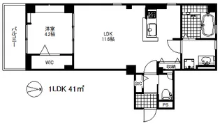 メゾンブランシュ【2階】の間取り