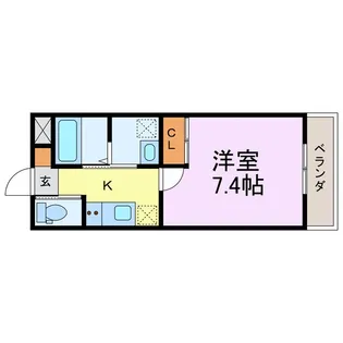 A・City半田旭町【5階】の間取り