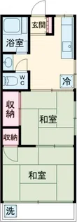 市川マンション【3階】の間取り