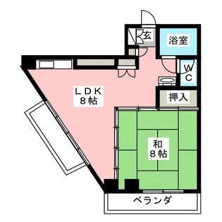 コンフォルム八幡【2階】の間取り