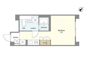 ジニア不動前【3階】の間取り