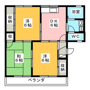 セジュール ユウ【1階】の間取り