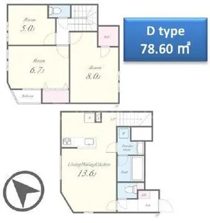 仮称)ミ・パティオA棟の間取り