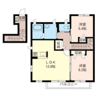 メゾン・ド・サリュー【2階】の間取り