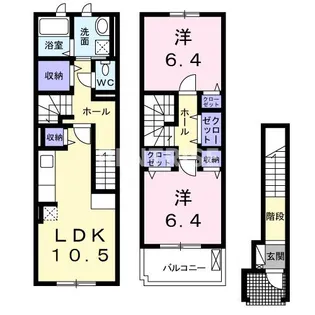 セレノ Nの間取り