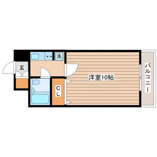 エグゼクティブ上杉【2階】の間取り