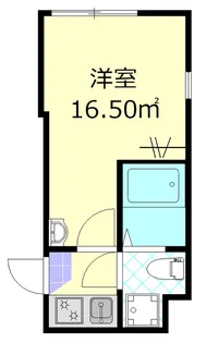 エーハイム栗原【1階】の間取り