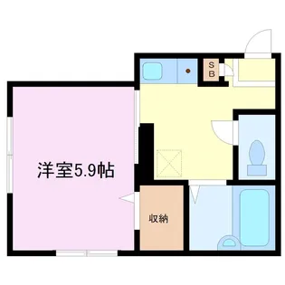 R-野毛【1階】の間取り