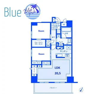 ミオカステーロ新横浜III【5階】の間取り