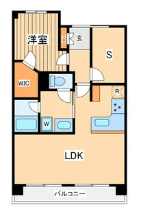 プレンディ相模原清新【1階】の間取り