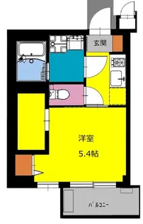 b’CASA南幸町【5階】の間取り