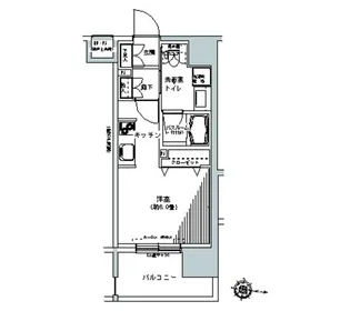 パークキューブ板橋本町【12階】の間取り