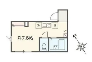MELDIA海老名【3階】の間取り