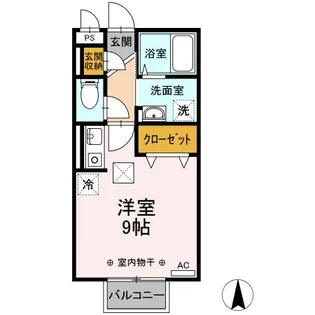 グランディ イグニス I【1階】の間取り