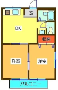 アミューズ【2階】の間取り