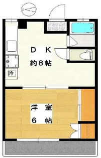 ハイツ旭【3階】の間取り