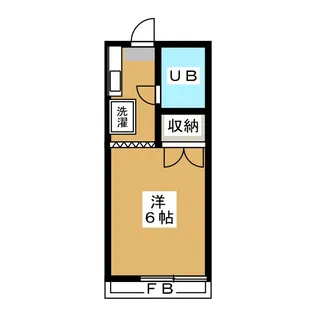 ラビータ天神【2階】の間取り