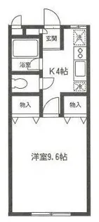 高次ハイム宮千代【1階】の間取り
