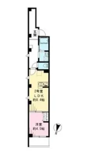 ラシーネ天神下【2階】の間取り