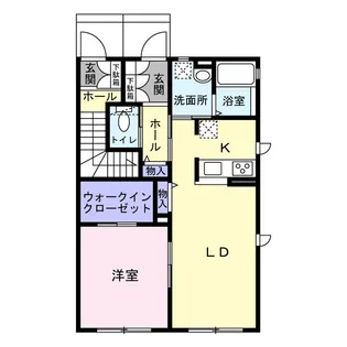 エスポワールハイムIII【1階】の間取り