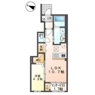 クロリス【1階】の間取り