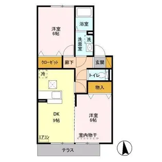 エスペランサK【1階】の間取り