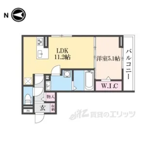 メゾンクレール安養寺【3階】の間取り