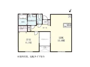 プレミアムアイランド牛津VI【2階】の間取り