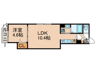 グラナ-デ新宿【2階】の間取り