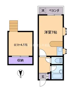 ホームズ アイリス【2階】の間取り