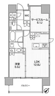 ディームス渋谷本町【7階】の間取り