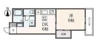 天神ハイツ【1階】の間取り