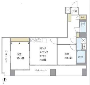 サニーヒルズ【5階】の間取り