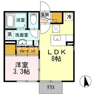 アルシオネ【1階】の間取り