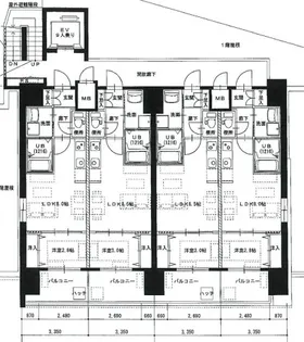 THE AL COURT【2階】の間取り