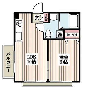 リッツプライム【3階】の間取り